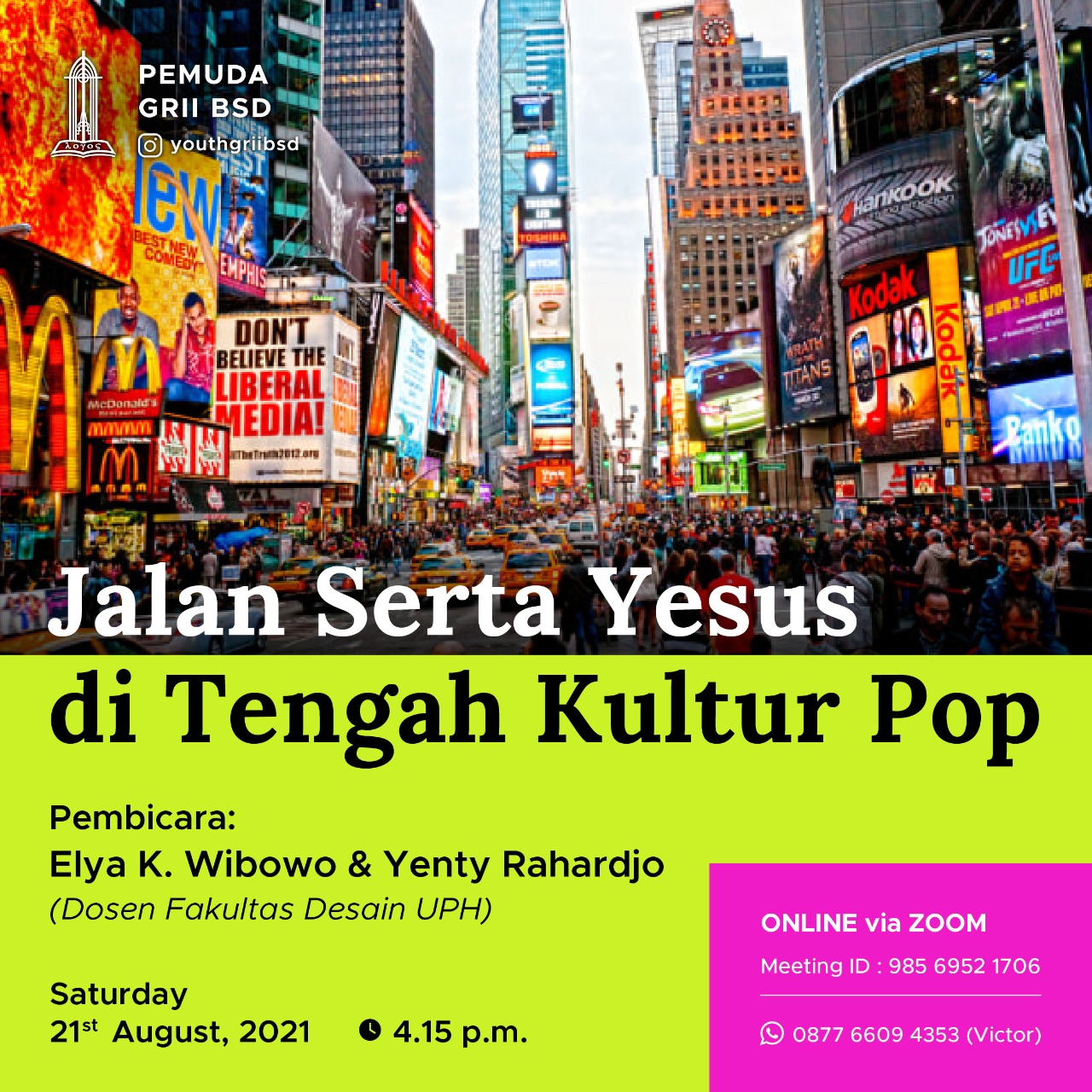 Walk With Jesus Amidst Pop Culture